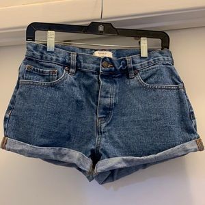 Denim shorts